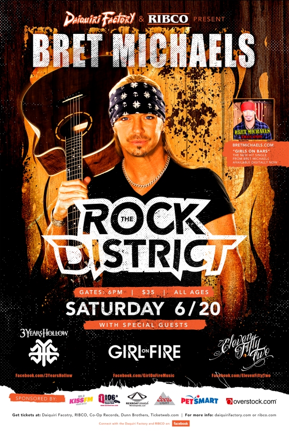 Rock the District 2015 show poster